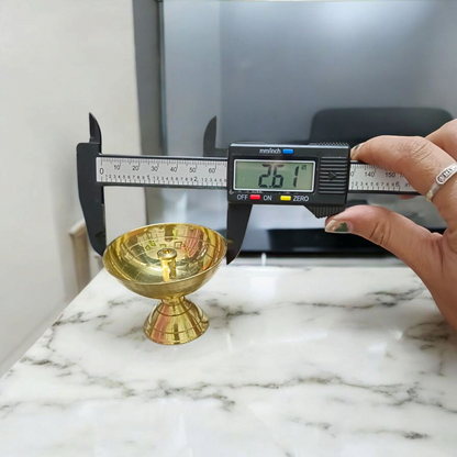 Brass Akhand Jyot | Pooja Oil Lamp | Pooja Room Brass Diya For Pooja | Akhand Jyot Diya For Pooja | Heavy Base Aarti Diya  Malawala