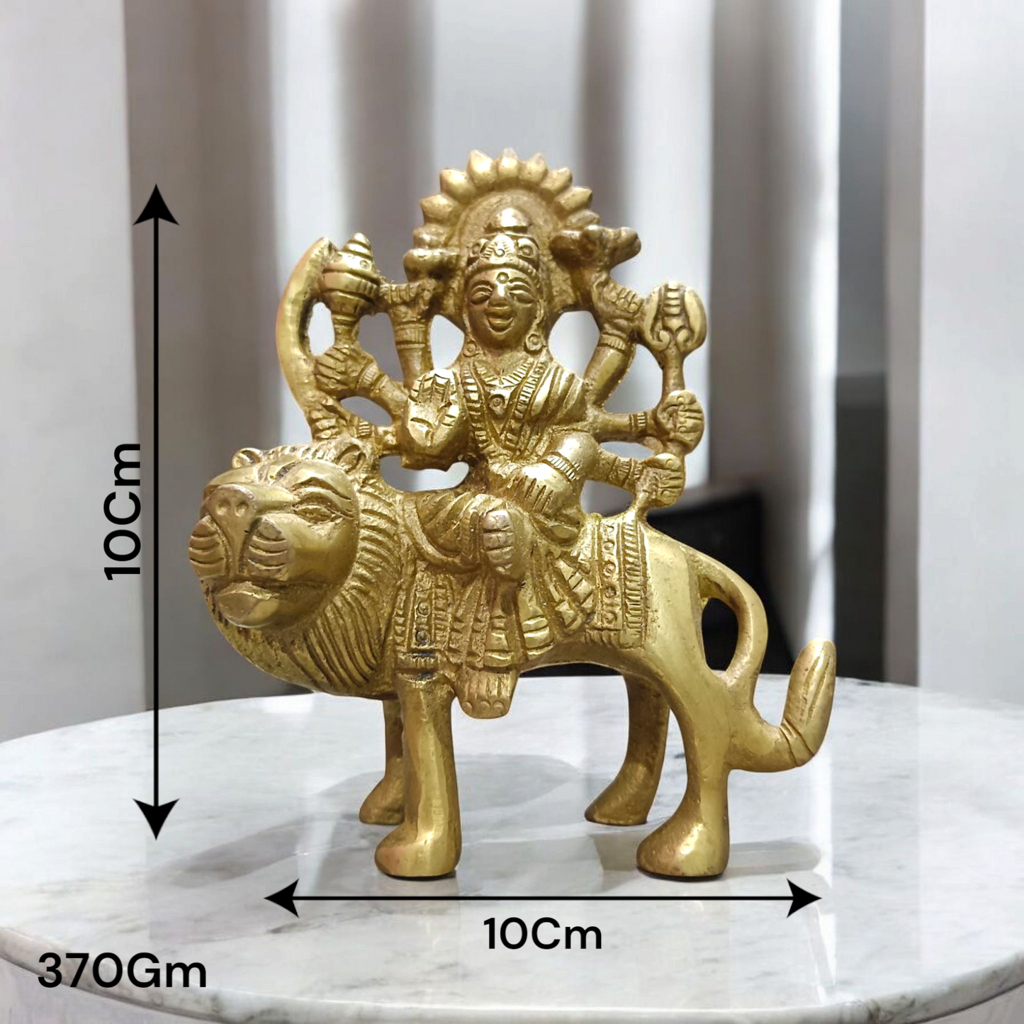 Brass Durga Mata Murti | Sherawali Mata Brass Statue | Malawala