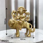 Brass Durga Mata Murti | Sherawali Mata Brass Statue | Malawala