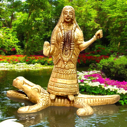 Brass Ganga Mata Murti | Ganga Ji Statue | Malawala 