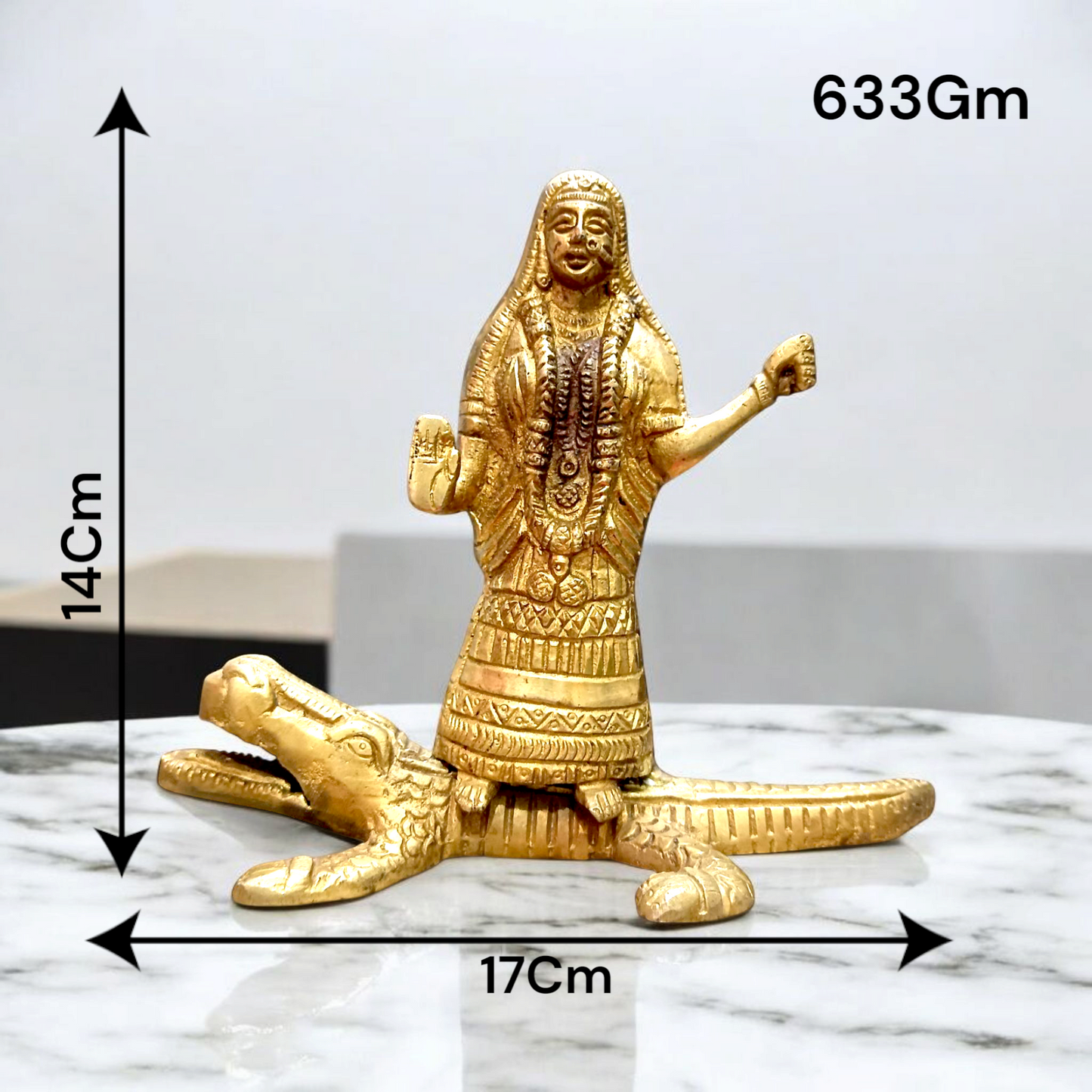 Brass Ganga Mata Murti | Ganga Ji Statue | Malawala 