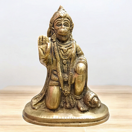 Brass Hanuman Ji Murti | Hanuman Ji Idol | Malawala