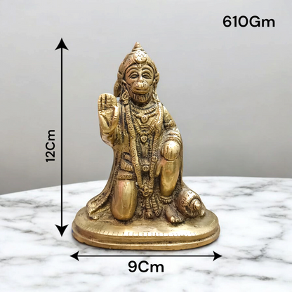 Brass Hanuman Ji Murti | Hanuman Ji Idol | Malawala