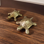 Brass Kachua Yantra – turtle-shaped vastu item with sacred yantra inscriptions, used for positive energy and wish fulfilment.