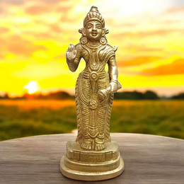 Brass Mata Lakshmi Idol | Lakshmi Mata in Brass | Malawala |