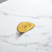 Brass Prabhu Tilak Stamp with engraved design for applying forehead tilak, ideal for daily religious use