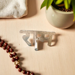 Brass Ram Tilak Stamp for Forehead – Traditional Worship Tool for Devotees of Lord Ram