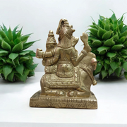 Brass Shiv Parivar | Shiv Parvati Ganesh Idol | Malawala