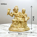 Brass Shiv Parivar | Shiv Parvati Ganesh Idol | Malawala