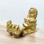 Brass Surya Dev with Rath | Surya Dev Brass Murti | Malawala