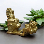 Brass Surya Dev with Rath | Surya Dev Brass Murti | Malawala