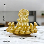 Brass Surya Dev with Rath | Surya Dev Brass Murti | Malawala