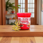 Brass Trishul Tripund Tilak Stamp – Forehead Thappa for Lord Shiva Devotees