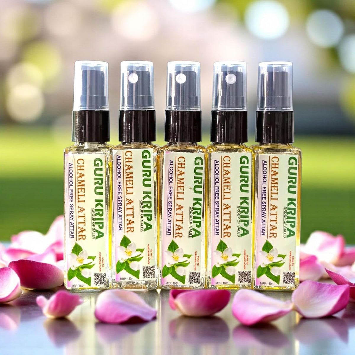 Chameli Spray Attar 25ML | Jasmine Fragrance, 0% Alcohol | Hanuman Ji Worship