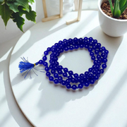 Combo of Blue Hakik Mala & Blue Tourmaline Bracelet | Lab Certified - Malawala