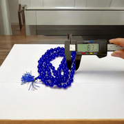 Combo of Blue Hakik Mala & Blue Tourmaline Bracelet | Lab Certified - Malawala