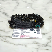 Combo of Natural Black Agate Mala & Black Agate Bracelet | Lab Certified – Malawala