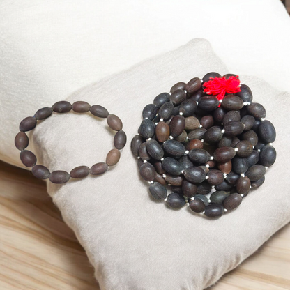 Combo of Natural Lotus Seeds Mala & Bracelet | Lab Certified – Malawala