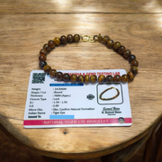 Combo of Natural Tiger Eye Mala & Tiger Eye Bracelet | Lab Certified – Malawala