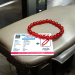 Combo of Red Agate Mala & Red Agate Bracelet | Lab Certified – Malawala