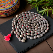 Combo set of Kamal Gutta Mala and Rudraksha Mala with 108+1 beads each, used for mantra chanting, meditation, and spiritual rituals