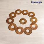 Copper Hole Coin – Set of 7 | For Vastu Remedies, Feng Shui & Wealth Attraction – Malawala