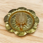 Copper Kachua Yantra With Plate | Wish Fulfilment Kachua | Feng Shui Tortoise | Malawala |