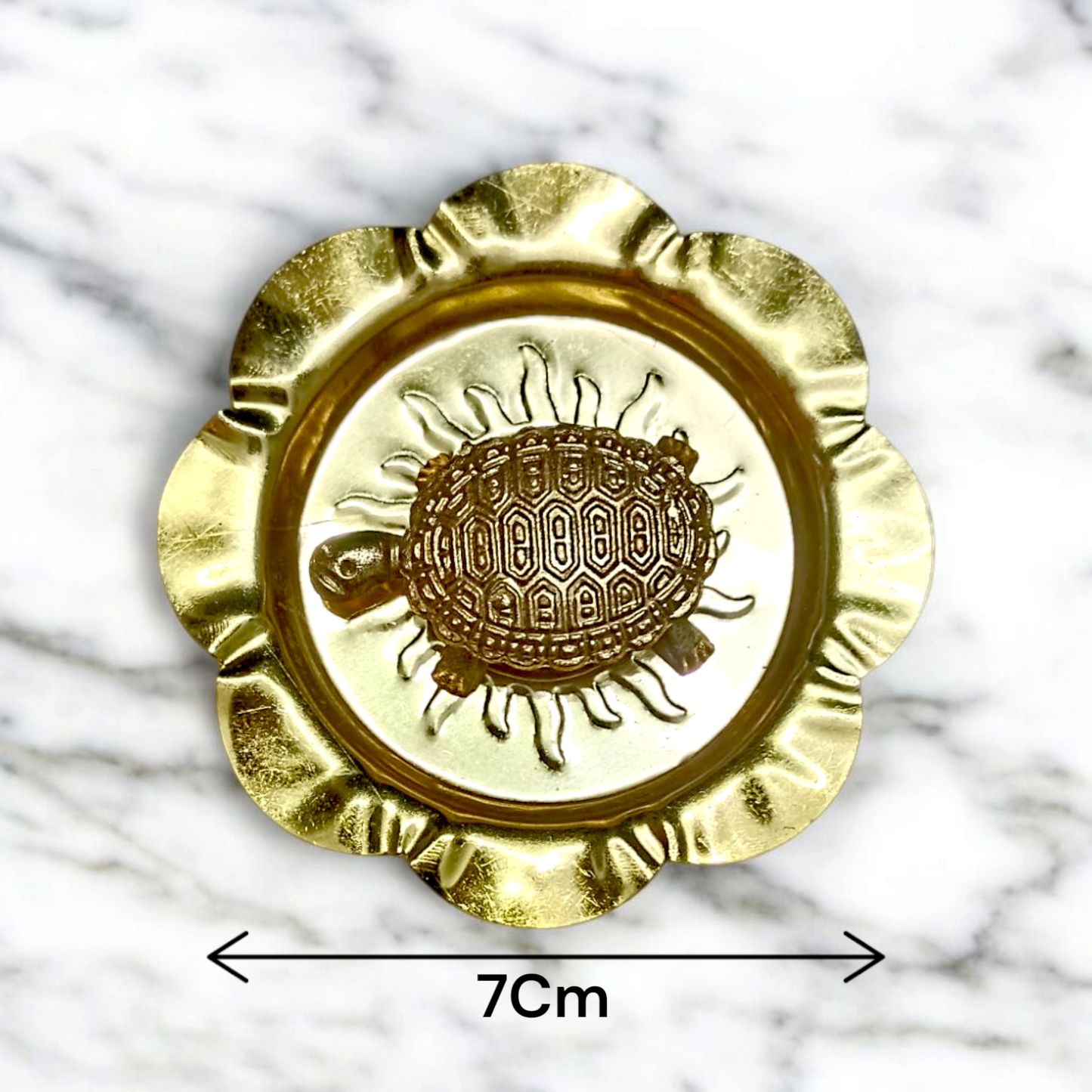Copper Kachua Yantra With Plate | Wish Fulfilment Kachua | Feng Shui Tortoise | Malawala |