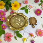 Copper Kachua Yantra With Plate | Wish Fulfilment Kachua | Feng Shui Tortoise | Malawala 