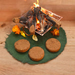 Cow Dung Cake | Set of 21 | Gaay Ka Sukha Gobar | Natural & Eco-Friendly for Pooja and Remedies – Malawala