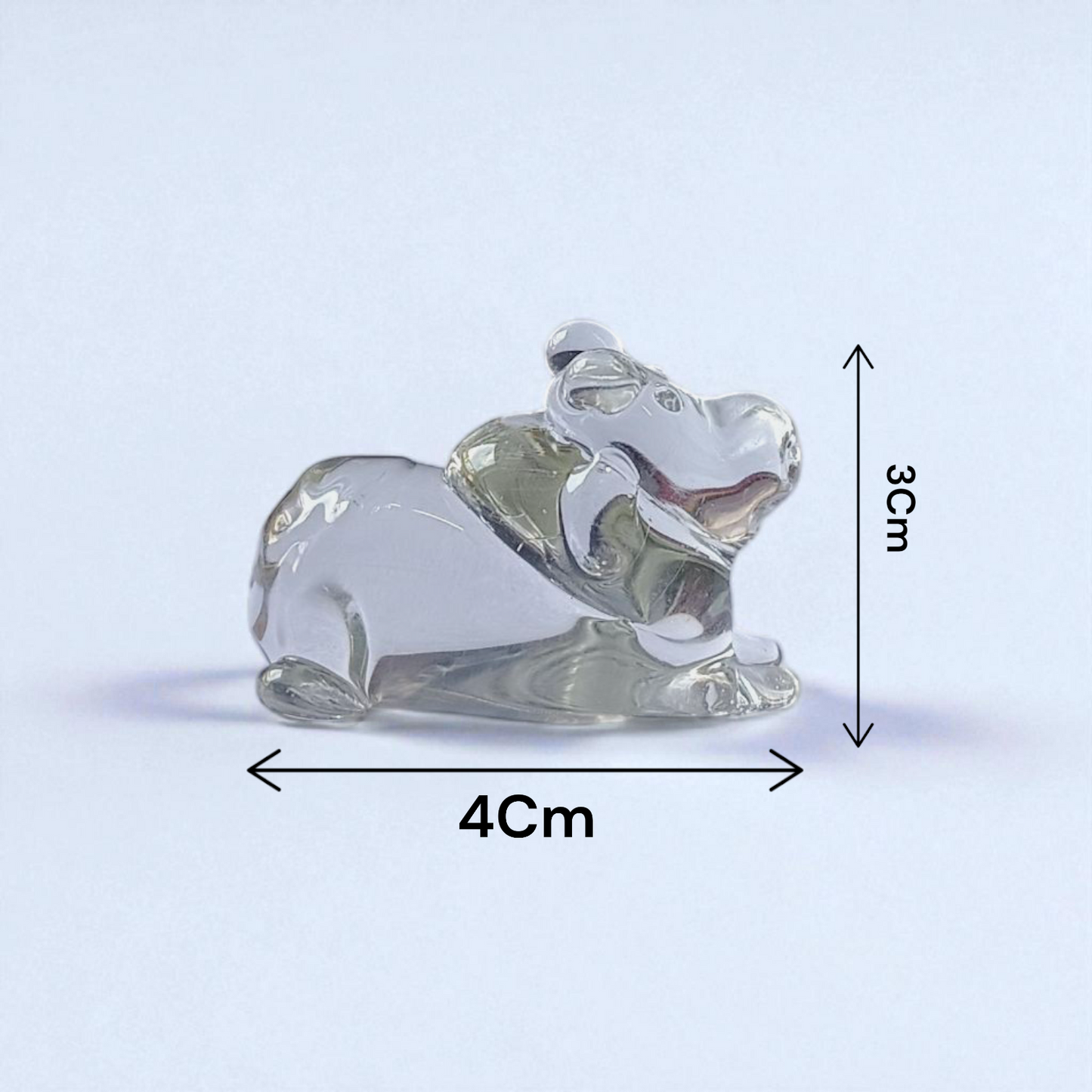Crystal Nandi – Sphatik Nandi Set of 2 | Lab Certified for Blessings & Spiritual Strength – Malawala