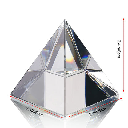 Crystal Pyramid – Sphatik Pyramid | Lab Certified for Healing & Positive Energy – Malawala