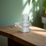 Crystal Shivling – Sphatik Shivling | Lab Certified for Spiritual Energy & Blessings – Malawala