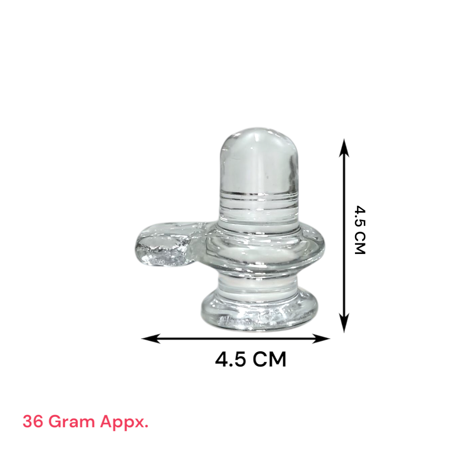 Crystal Shivling – Sphatik Shivling | Lab Certified for Spiritual Energy & Blessings – Malawala