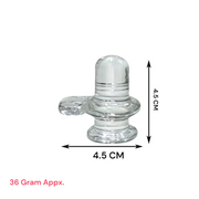 Crystal Shivling – Sphatik Shivling | Lab Certified for Spiritual Energy & Blessings – Malawala