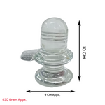 Crystal Shivling – Sphatik Shivling | Lab Certified for Spiritual Energy & Blessings – Malawala
