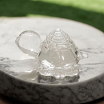 Crystal Shree Yantra on Tortoise – Lab Certified for Prosperity & Positive Energy – Malawala