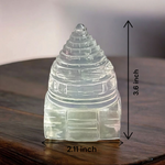 Crystal Shri Yantra – Sphatik Meru Yantra | Lab Certified for Prosperity & Spiritual Growth – Malawala