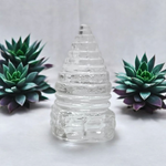 Crystal Shri Yantra – Sphatik Meru Yantra | Lab Certified for Prosperity & Spiritual Growth – Malawala