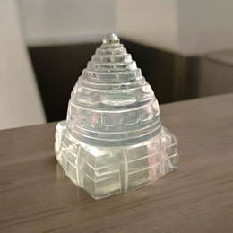 Crystal Shri Yantra – Sphatik Meru Yantra | Lab Certified for Prosperity & Spiritual Growth – Malawala
