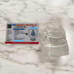 Crystal Shri Yantra – Sphatik Meru Yantra | Lab Certified for Prosperity & Spiritual Growth – Malawala