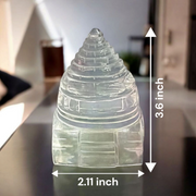 Crystal Shri Yantra – Sphatik Meru Yantra | Lab Certified for Prosperity & Spiritual Growth – Malawala