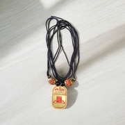 Divya Shani Dosh Nivaran Kawach pendant with Panchdhatu metal and Rudraksha, energized and lab-certified for protection and peace