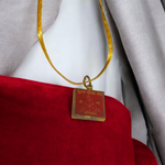 Durga Beesa Locket with Gold Plated Chain - Divine Maa Durga Pendant for Protection & Strength