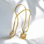 Durga Beesa Locket with Gold Plated Chain - Divine Maa Durga Pendant for Protection & Strength