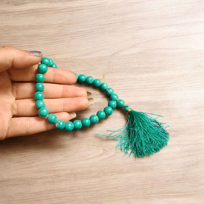 Firoza (Turquoise) Jaap Mala 27+1 Beads 8MM | Malawala