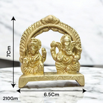 Ganesha Lakshmi | Brass Murti | For Worship | Malawala