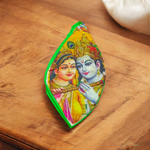 Gaumukhi Bag | Radha Krishna | Digital Colourful Print – Malawala