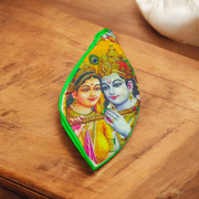 Gaumukhi Bag | Radha Krishna | Digital Colourful Print – Malawala