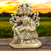 Gayatri Mata | Brass Murti | For Worship | Malawala